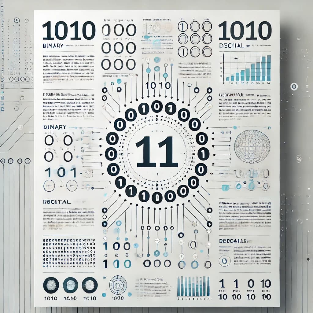 Binary Numbers Infographic